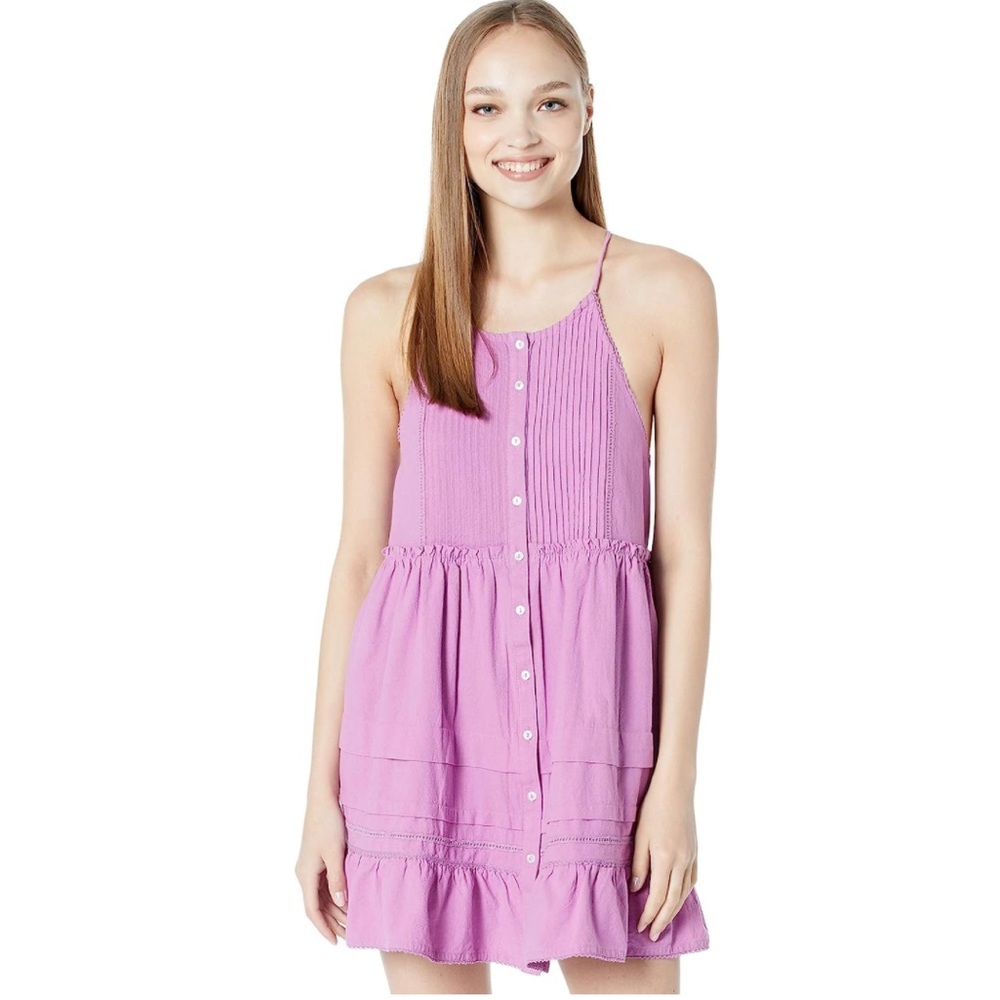 Free People Desert Days Orchid Mini Dress